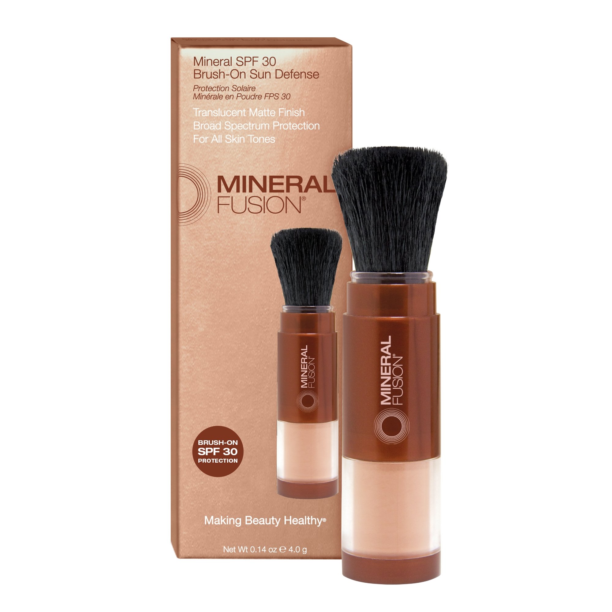 Brush on Block Touch of Tan Mineral Powder Suncreen- SPF 30